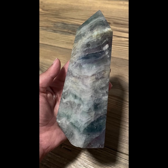 ✨ HP ✨ Large Fluorite ✨ Tower--Marbled Look ✨ - Picture 4 of 11